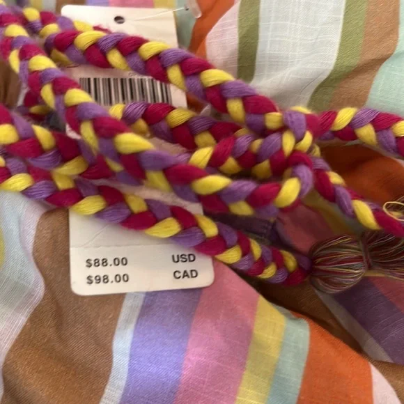 NWT Anthropologie Striped Halter Dress Size L - Picture 6 of 6